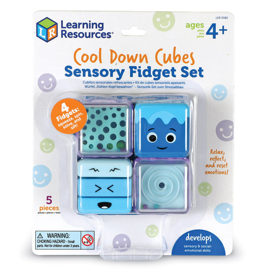 Cool Down Cubes – Sensory Fidget Set for Emotional Regulation