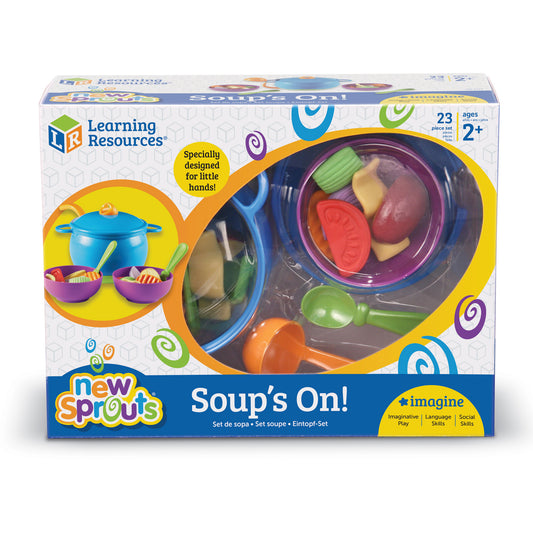 New Sprouts® Soup’s On! – Dramatic Play Food Set for Early Development