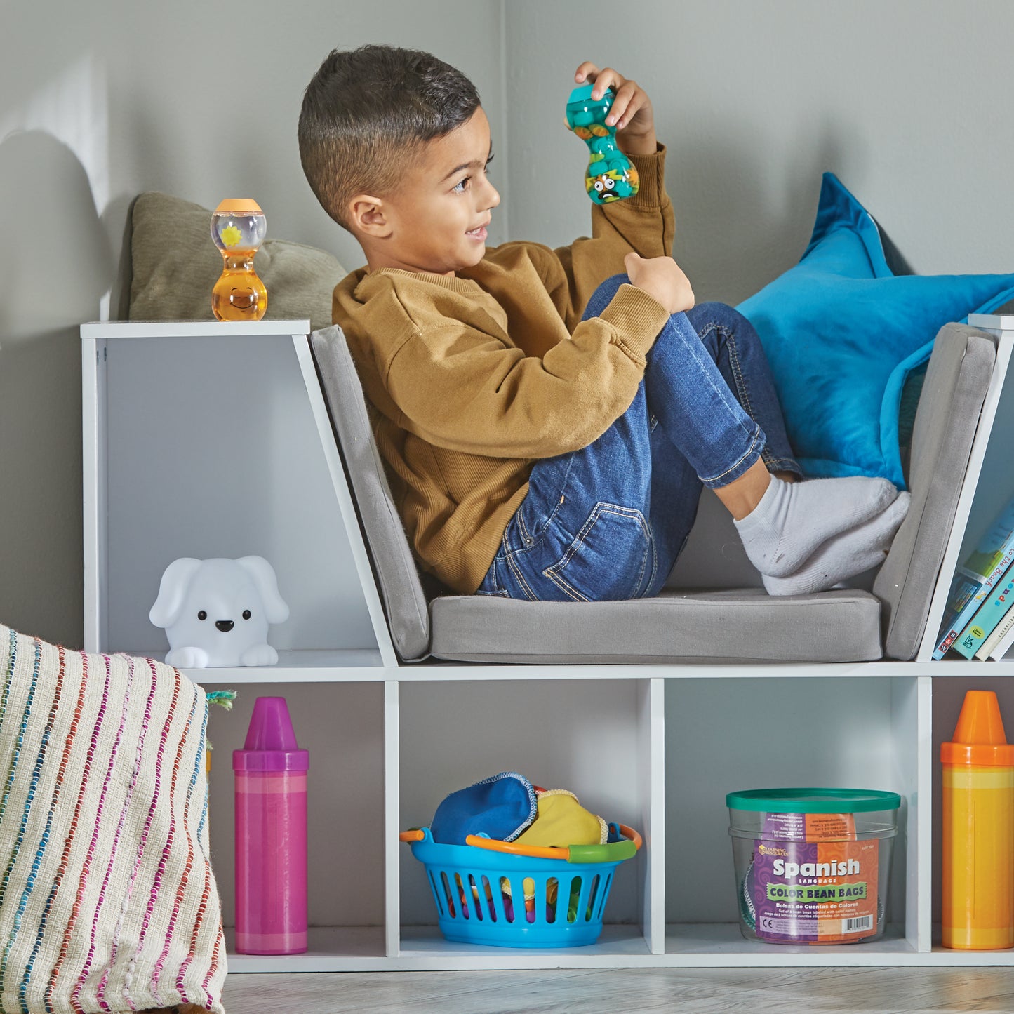 Express Your Feelings® Sensory Bottles, Opposites: Overwhelmed and Calm