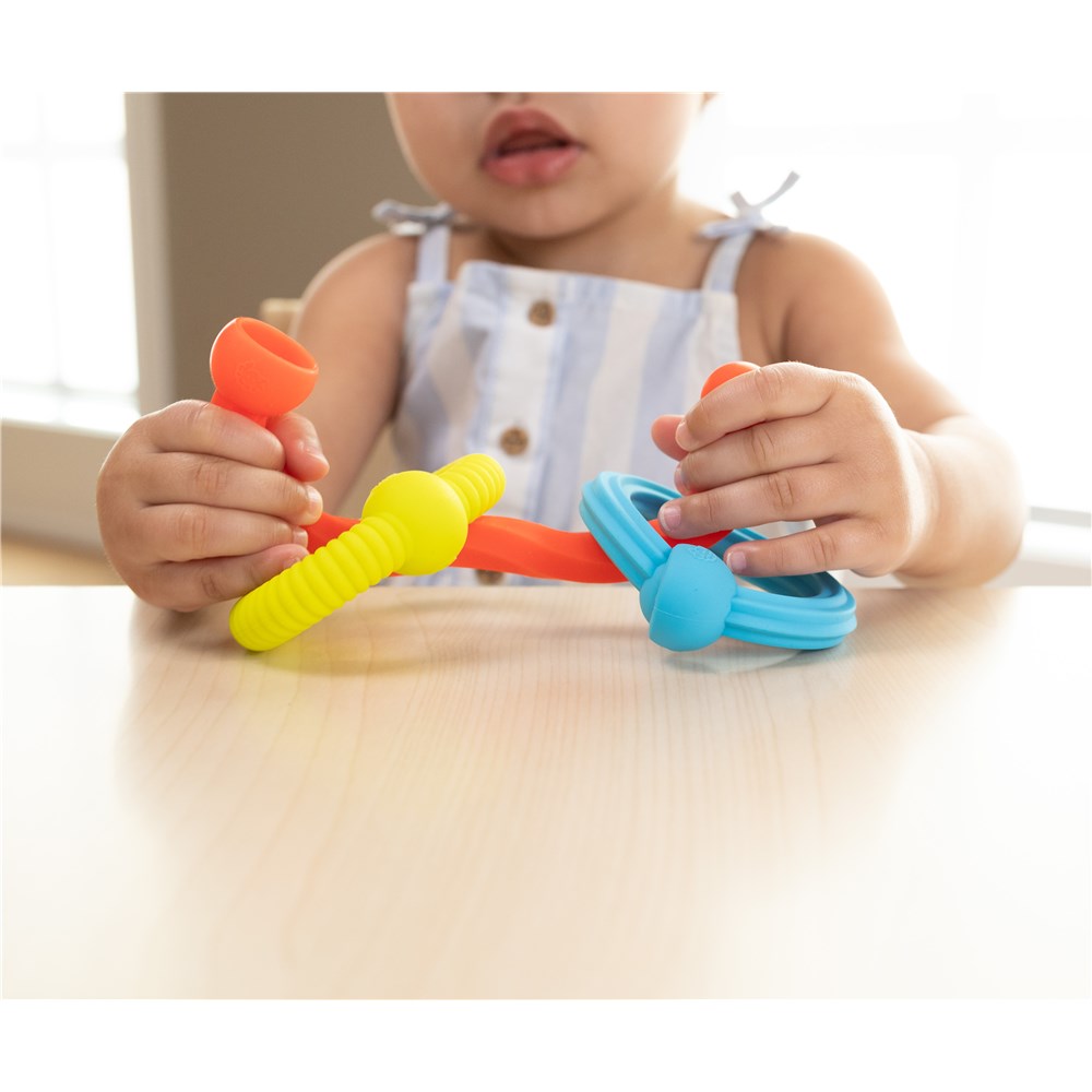 Plip Grips! Textured Silicone Rings for Sensory Play & Fine Motor Skills