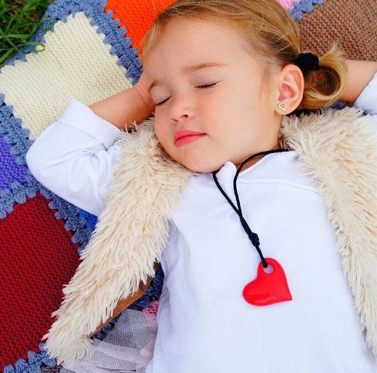 Heart Pendant – Sensory Chew Necklace