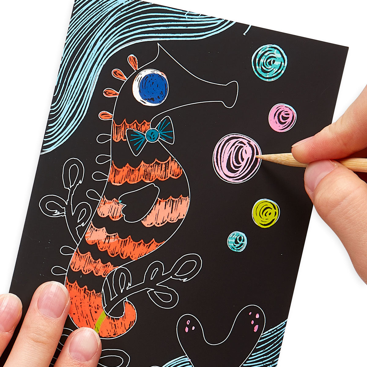 Mini Scratch & Scribble Fish – Creative Sensory Art Activity