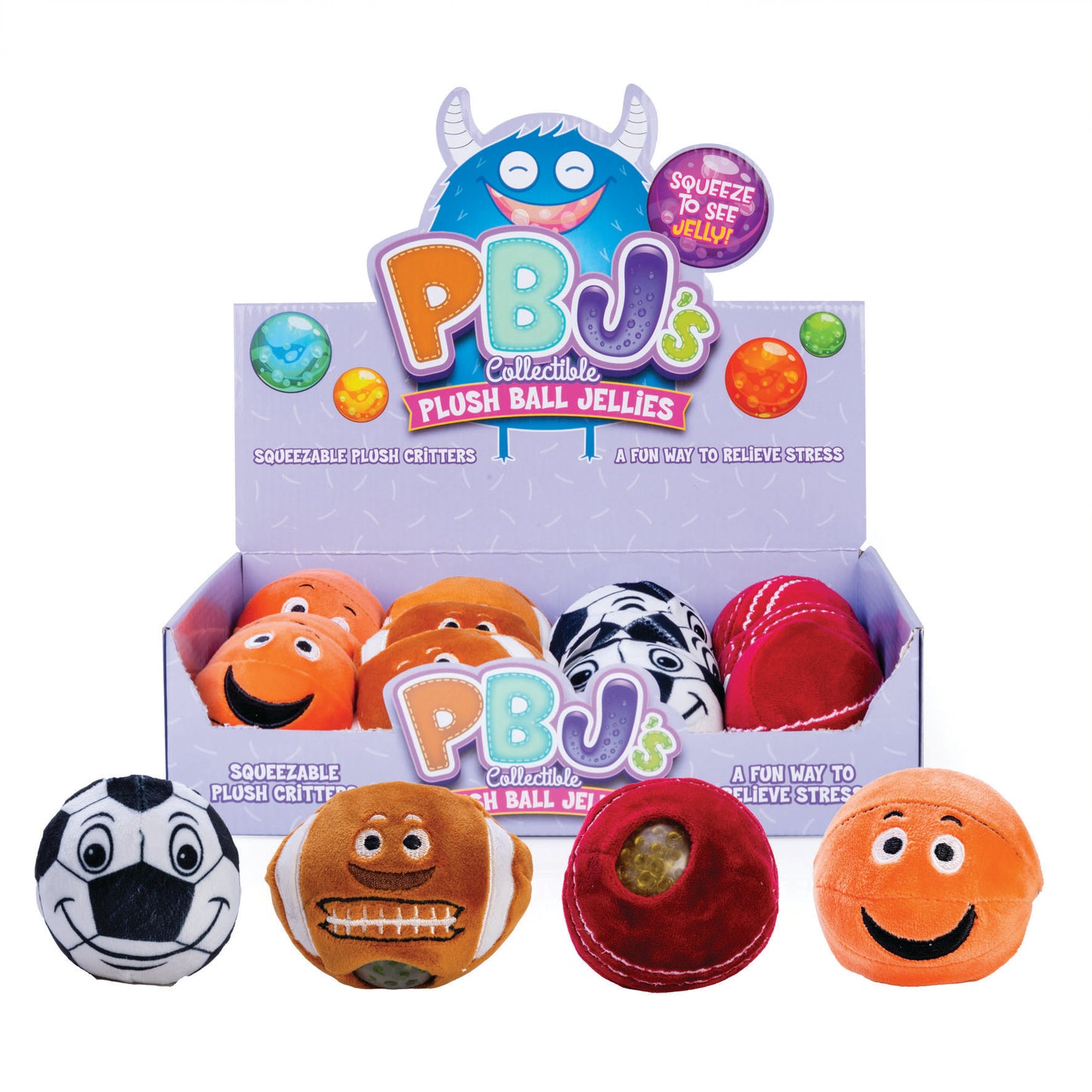 Plush Ball Jellies Sport - Sensory Fidget Toys for Playful Athletes