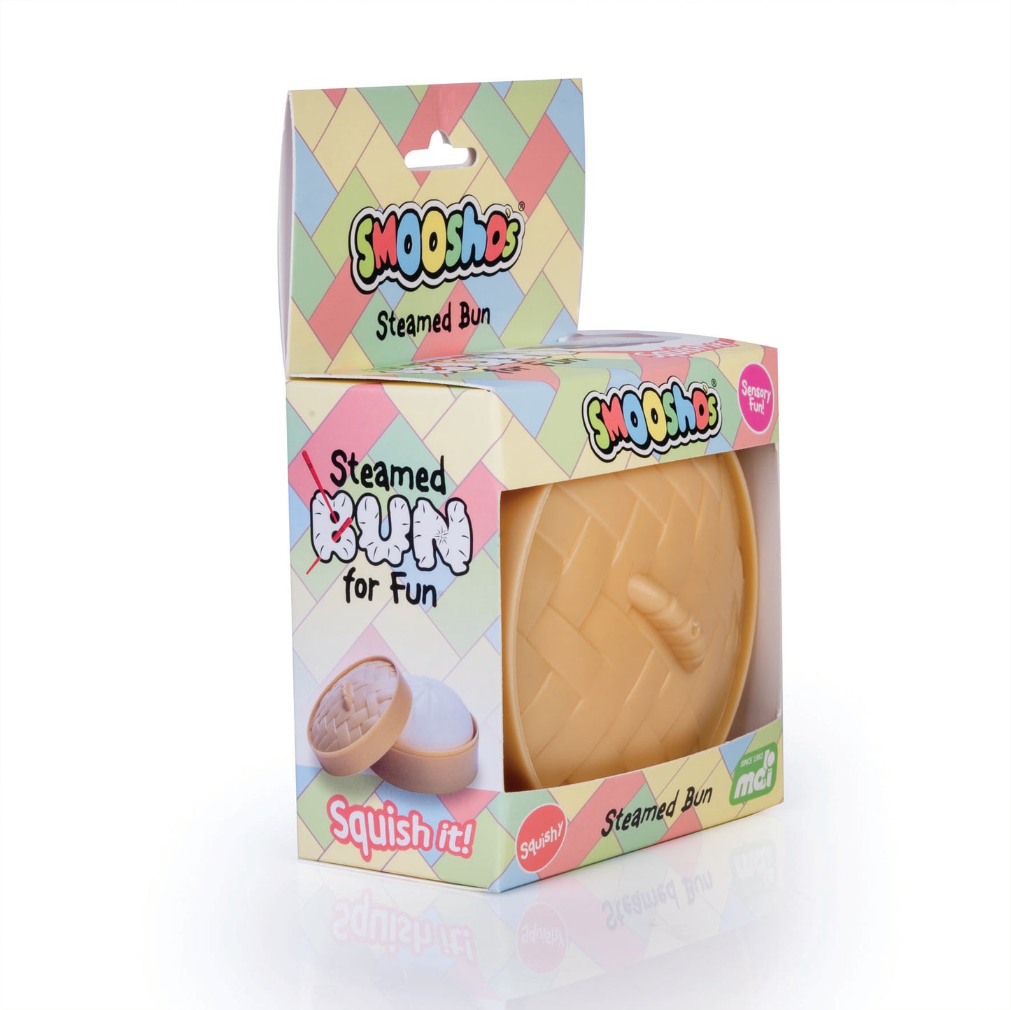 Smooshos Steamed Bun - Adorable Squishy Sensory Toy for Stress Relief and Playful Exploration