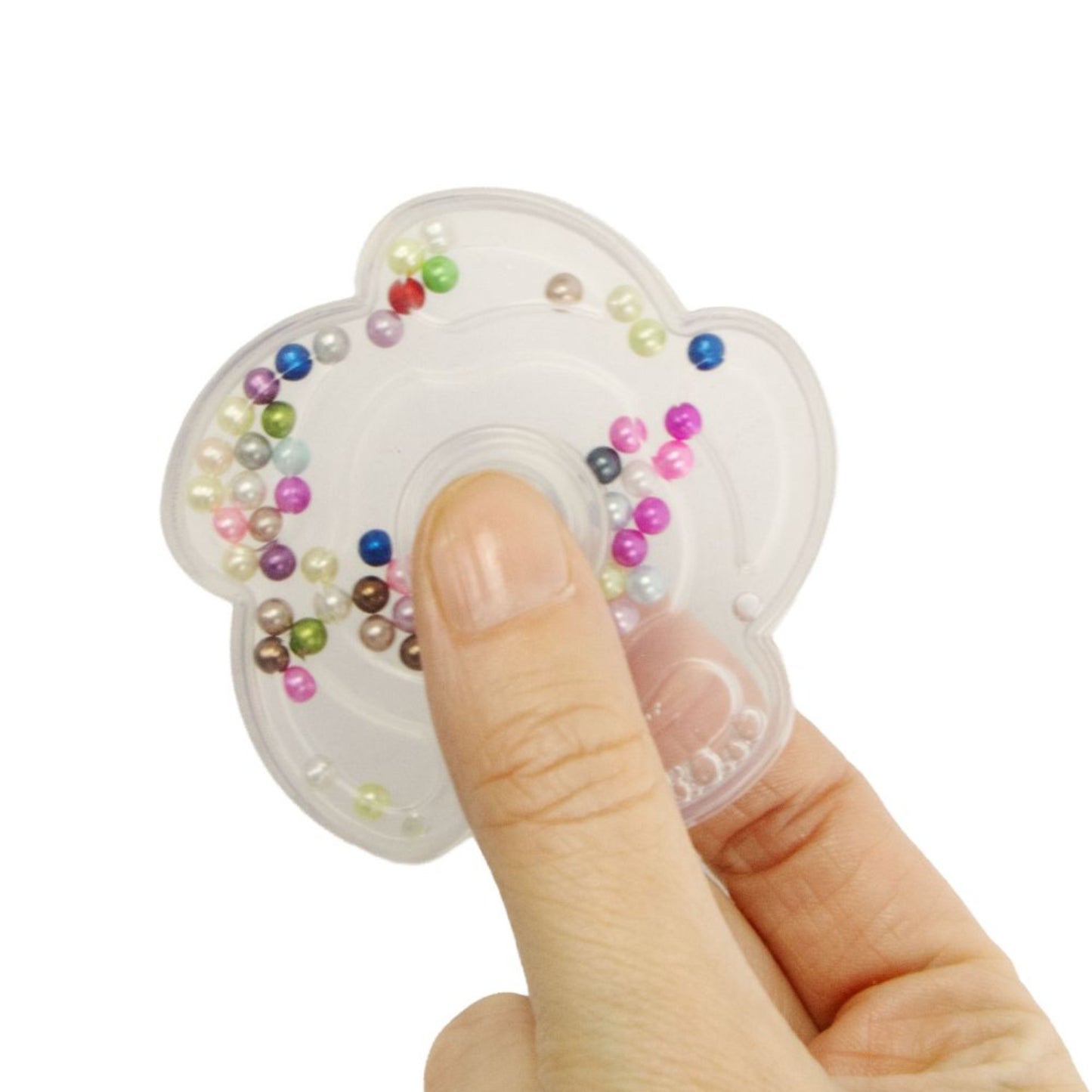 Pearl Fidget Spinner Spinning