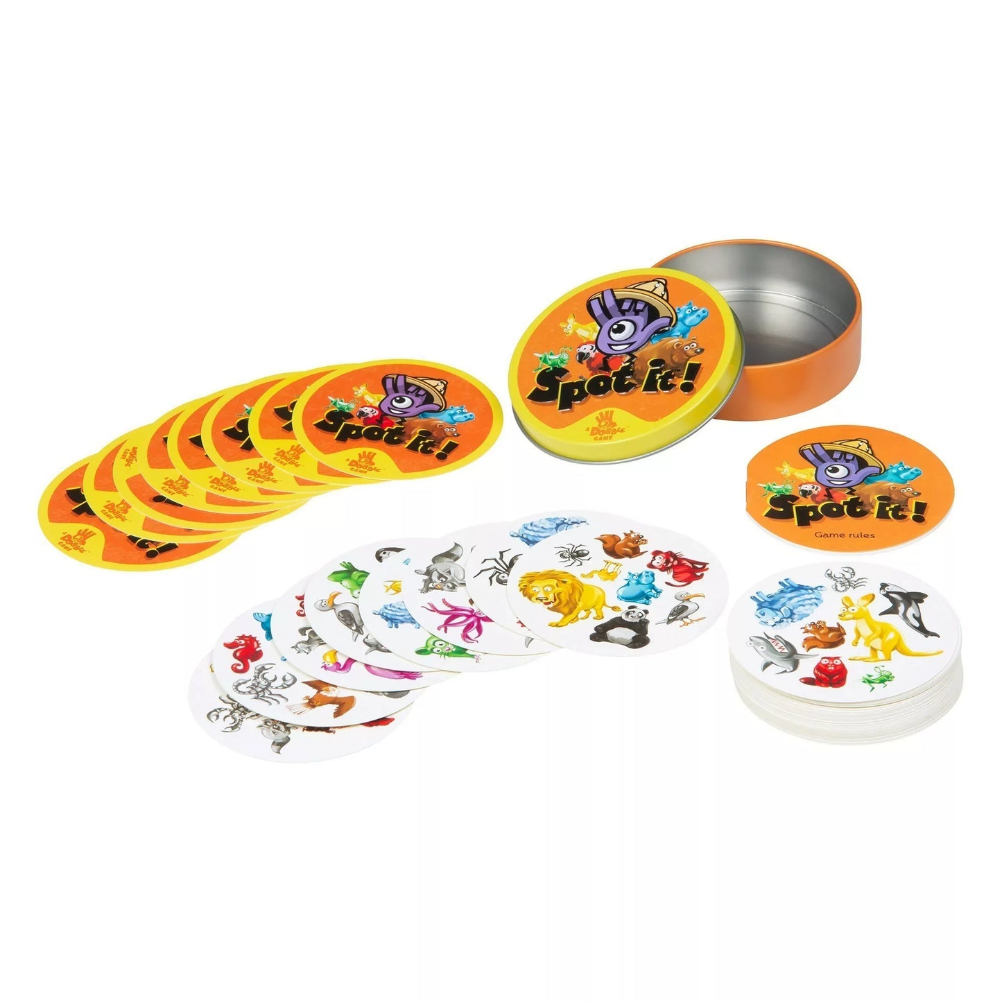 Spot It: Animals - Fast-Paced Card Matching Game