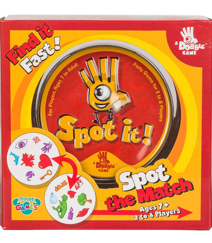 Spot It! Fast-Paced Visual Perception Card Game