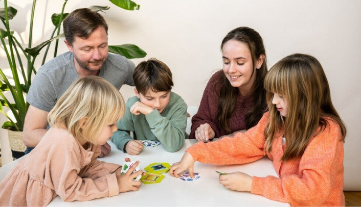 Switch It fast-paced day and night attribute matching card game