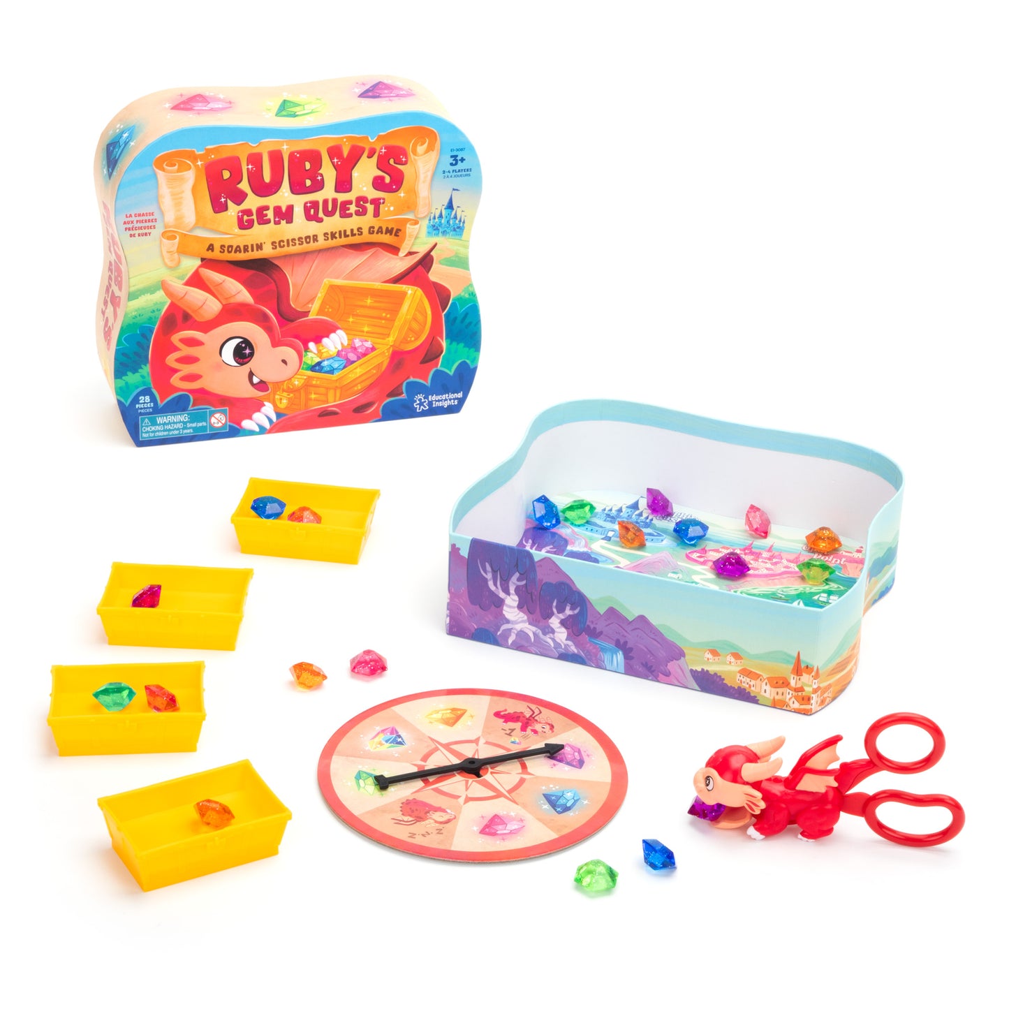 Ruby’s Gem Quest – Scissor Skills & Fine Motor Board Game
