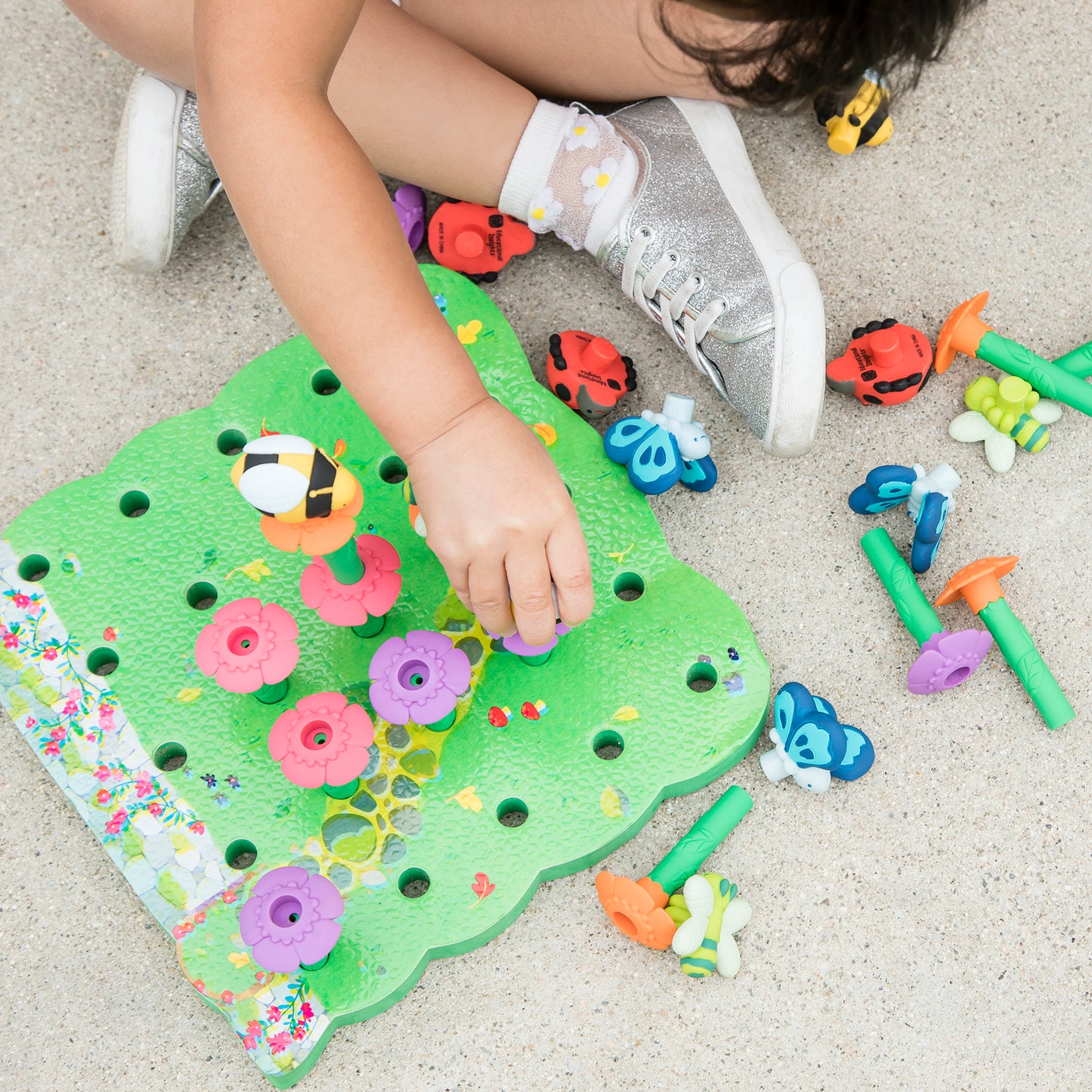 Bright Basics Peg Garden - Grow, Learn, and Play!