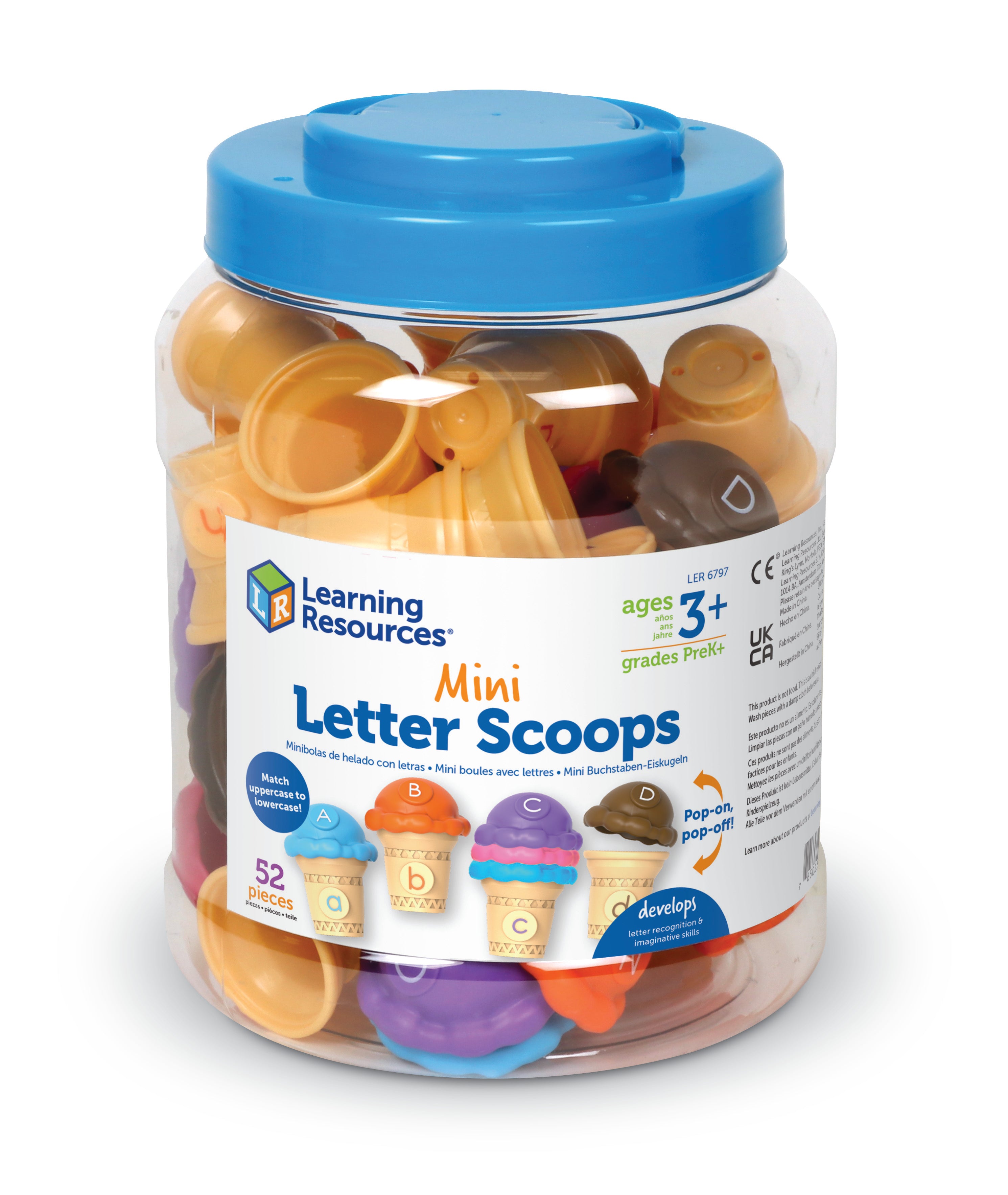 Scops Lettering Mini Letter Scoops - Occupational Therapy Tool for Literacy and Motor ...