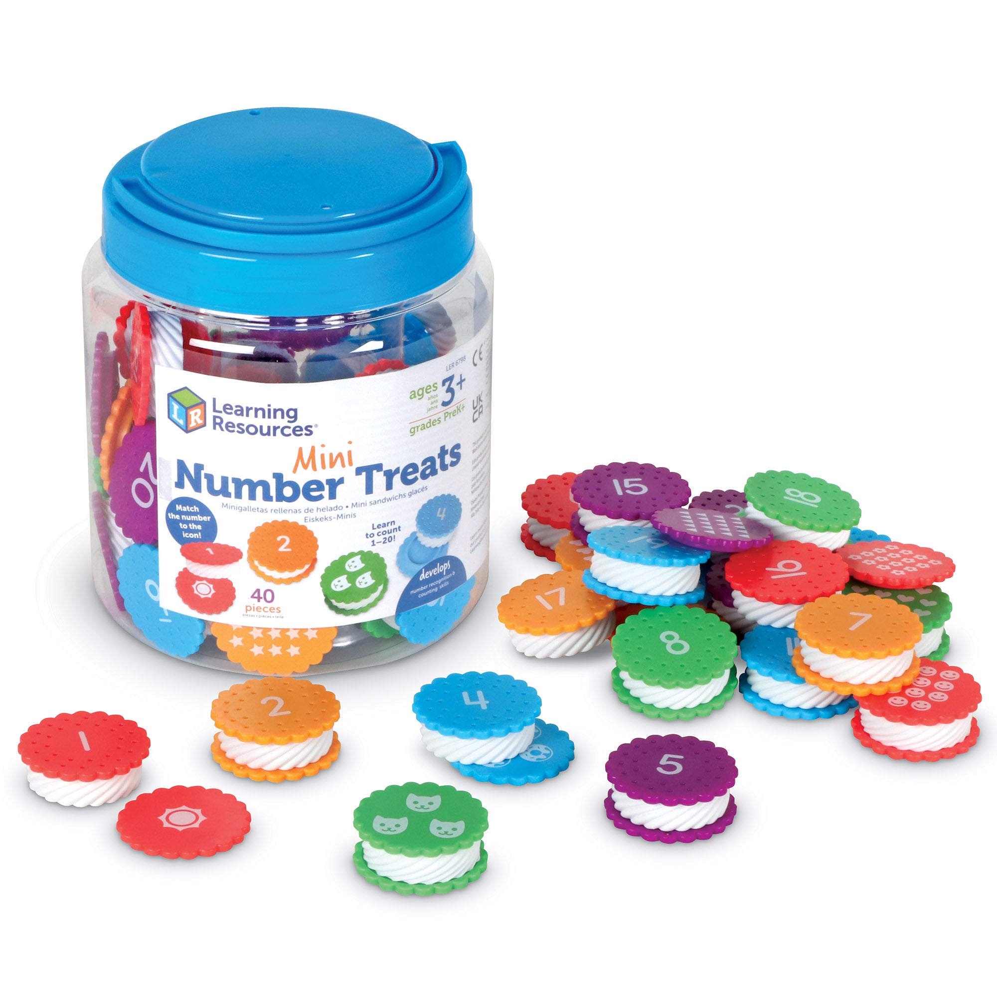 Mini Number Treats - Fun Counting and Sorting Toy for Early Math Skills ...
