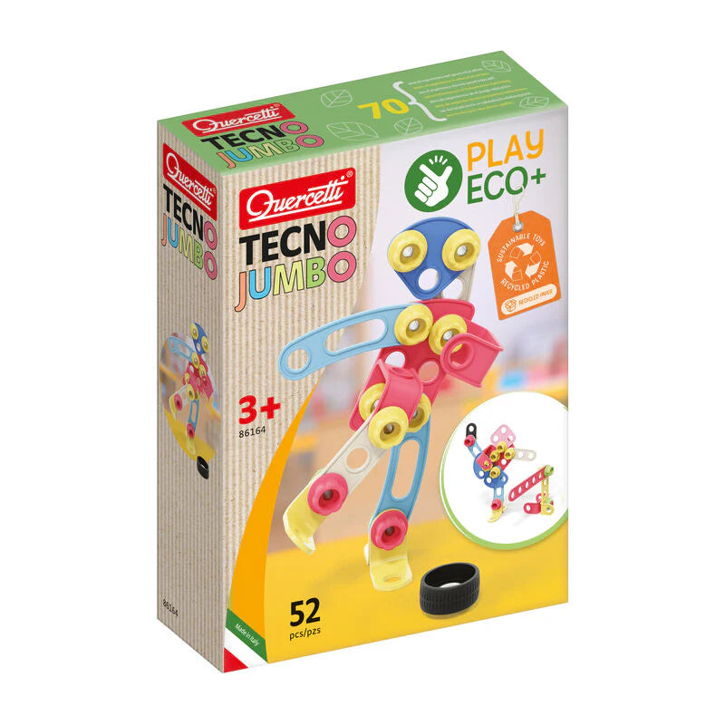 Techno Jumbo Play Eco eco-friendly construction set with screws, nuts and building pieces