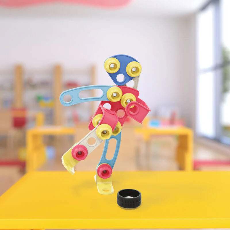 Techno Jumbo Play Eco eco-friendly construction set with screws, nuts and building pieces