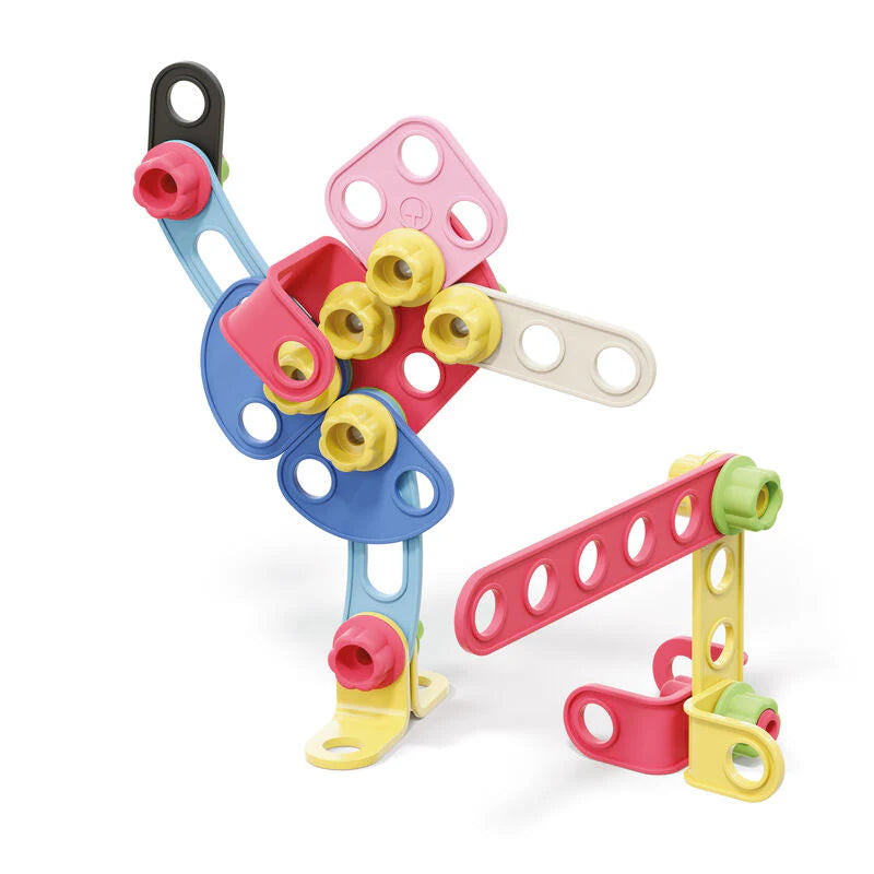 Techno Jumbo Play Eco eco-friendly construction set with screws, nuts and building pieces