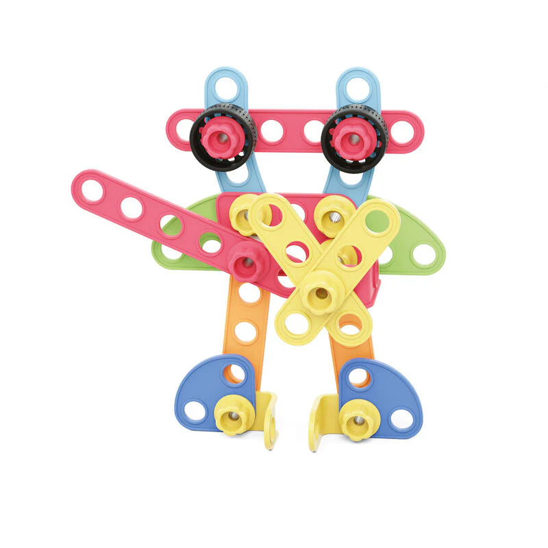 Techno Jumbo Play Eco eco-friendly construction set with screws, nuts and building pieces
