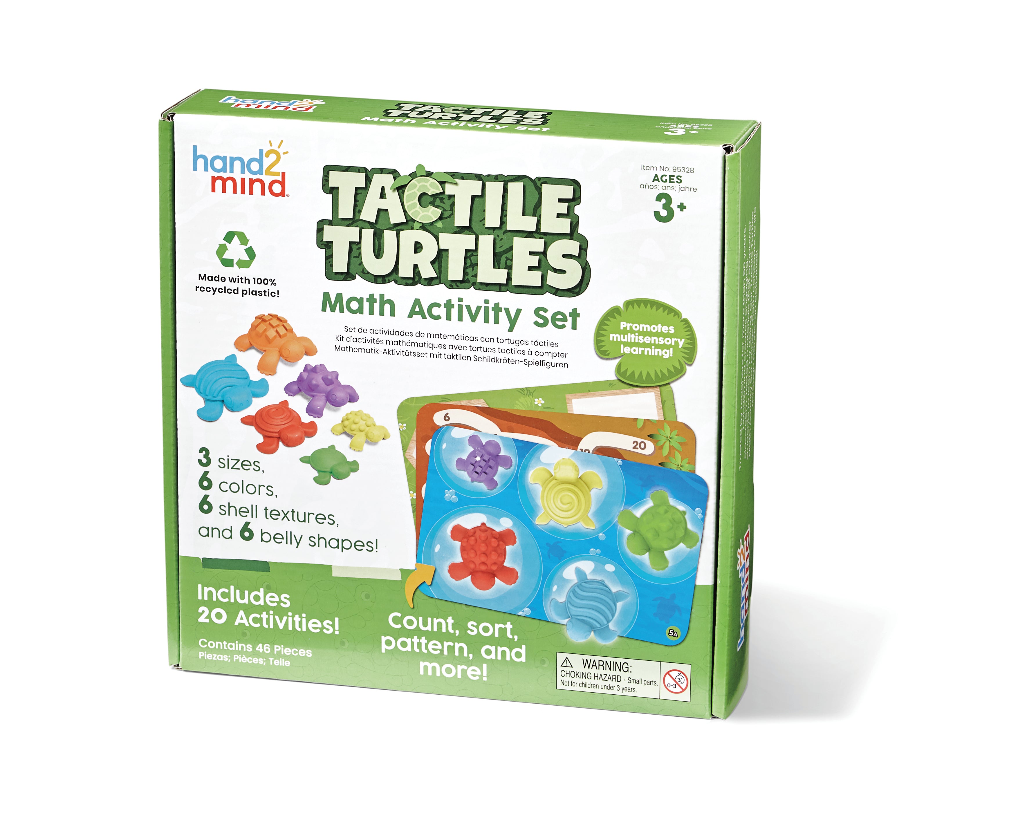 Turtle Math Open Tactile Turtles – Sensory Math Learning Set – SensoryKidsPlay