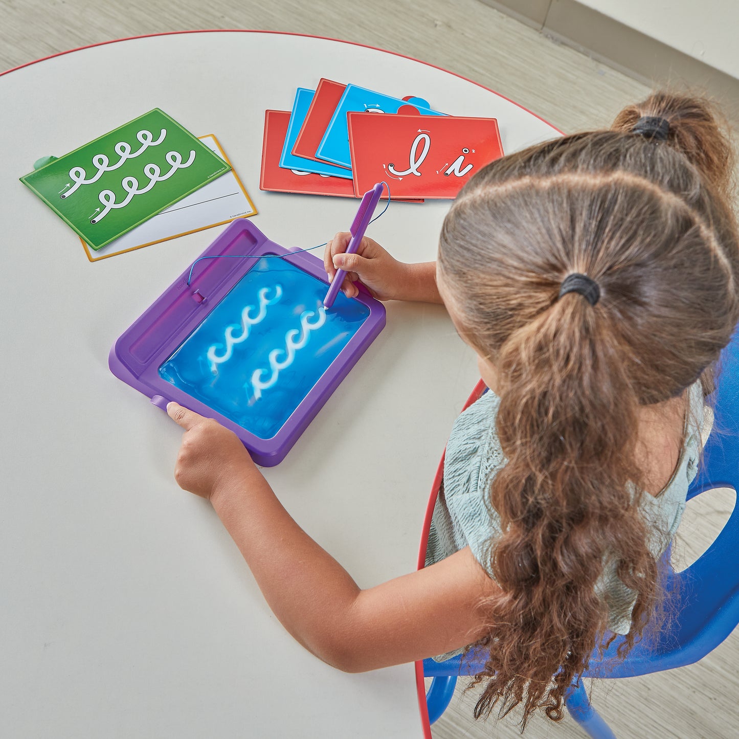 Cursive Letter Tracing Sensory Pad