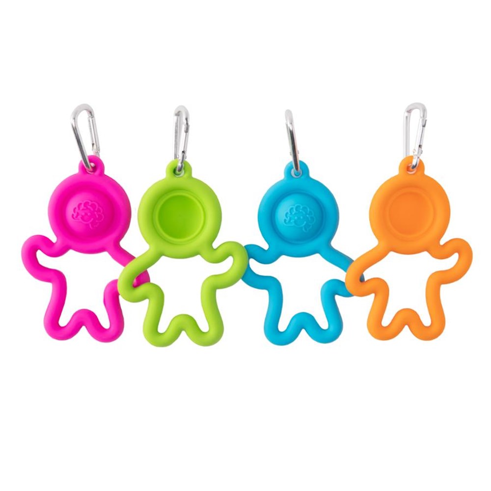 Lil' Dimpl Keychain. Portable Sensory Fidget for Fine Motor Play