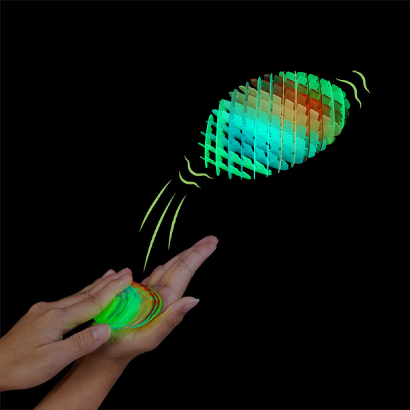 Glow-in-the-Dark Large Flexi Worm: Twist, Bend, and Decompress