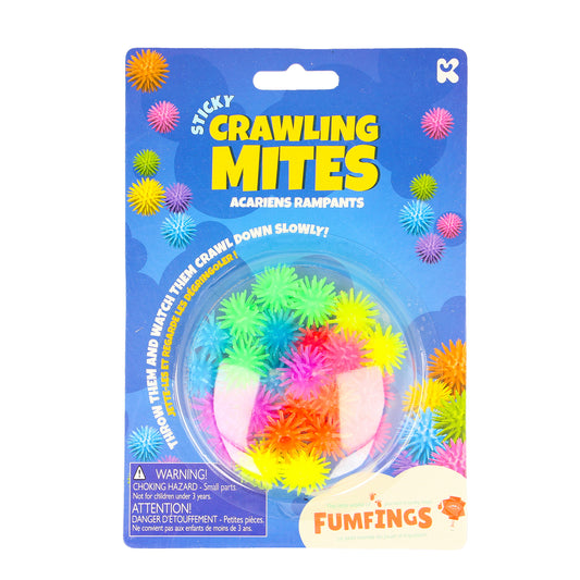 Sticky Window Crawling Mites – Fun Sensory Movement Play