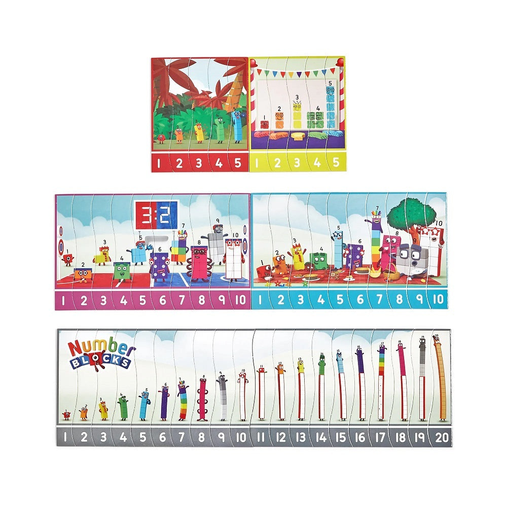 Numberblocks Sequencing Puzzle Set