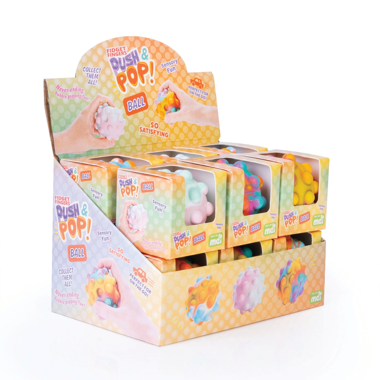 Push and Pop Ball - Satisfying Sensory Fidget Toy for Stress Relief