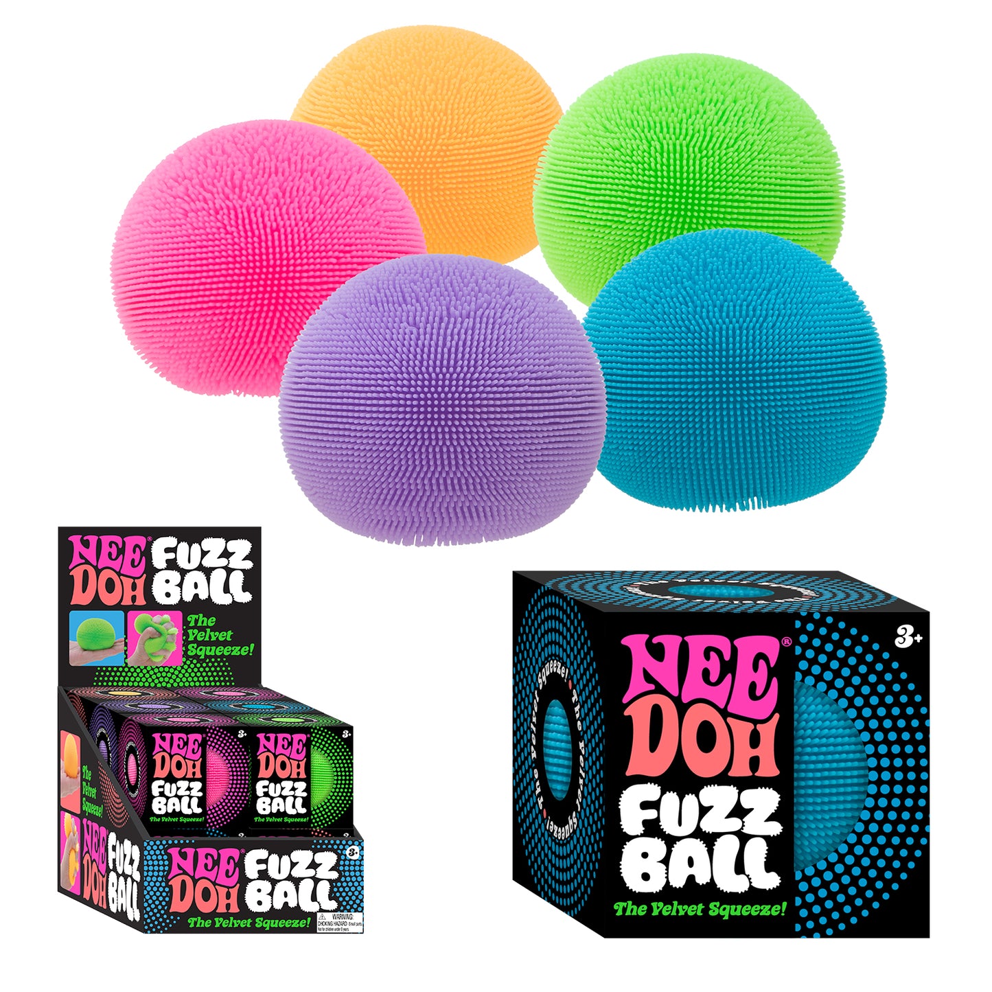 Fuzz Ball Nee Doh sensory fidget toy