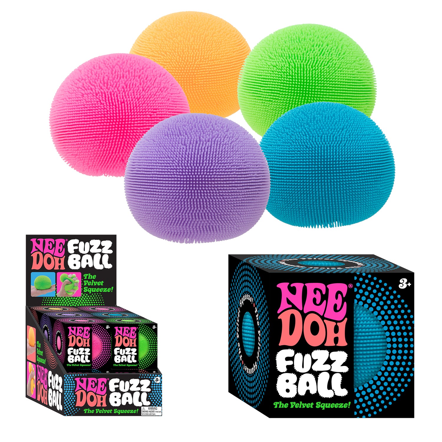Fuzz Ball Nee Doh sensory fidget toy