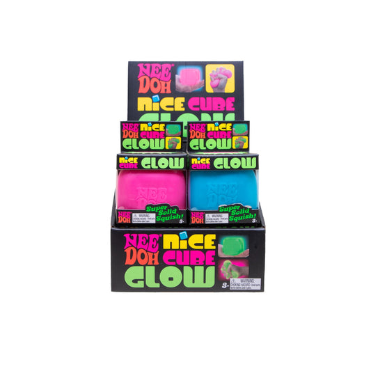 Glow in the Dark Nice Cube Nee Doh sensory fidget toy