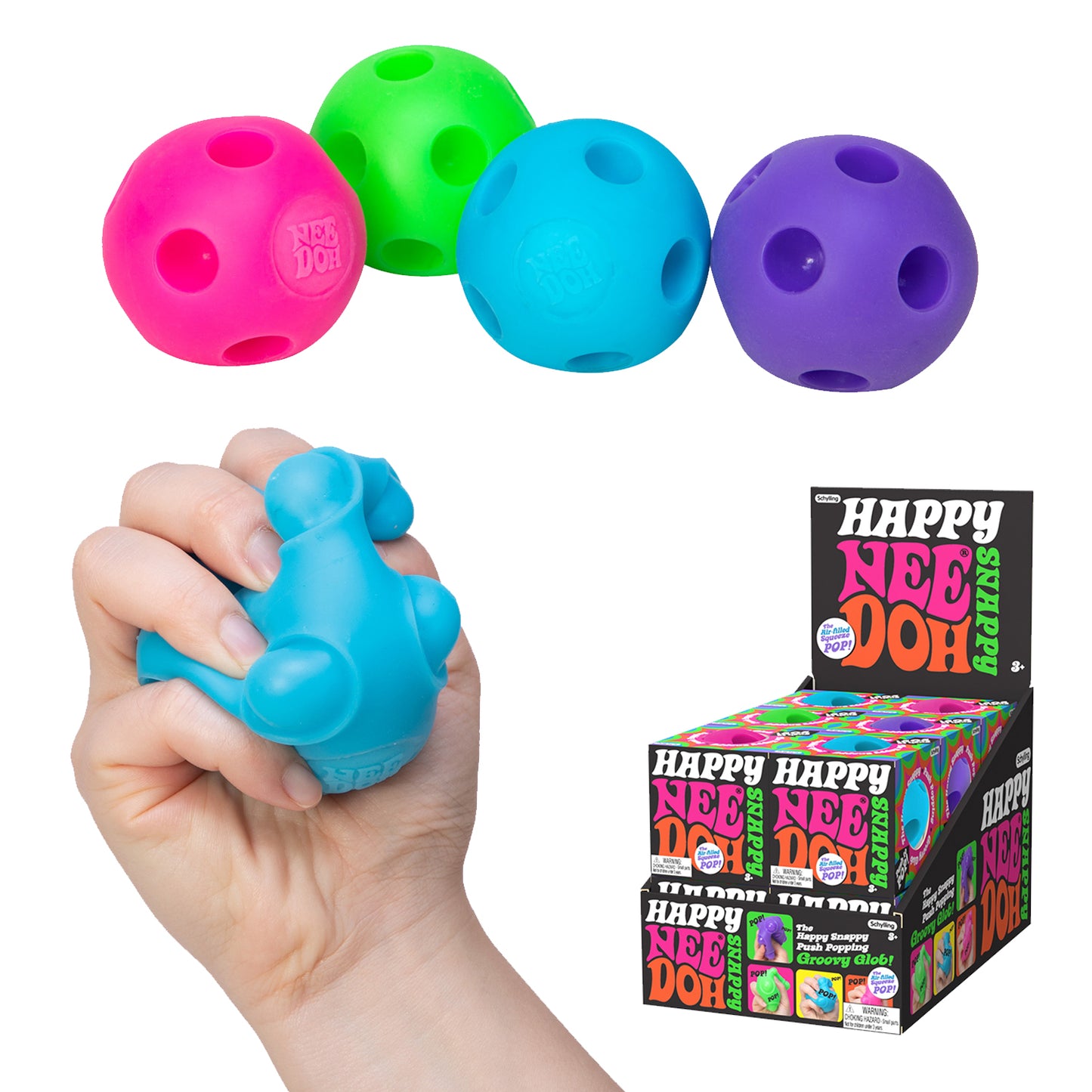 Happy Snappy Nee-Doh sensory fidget toy