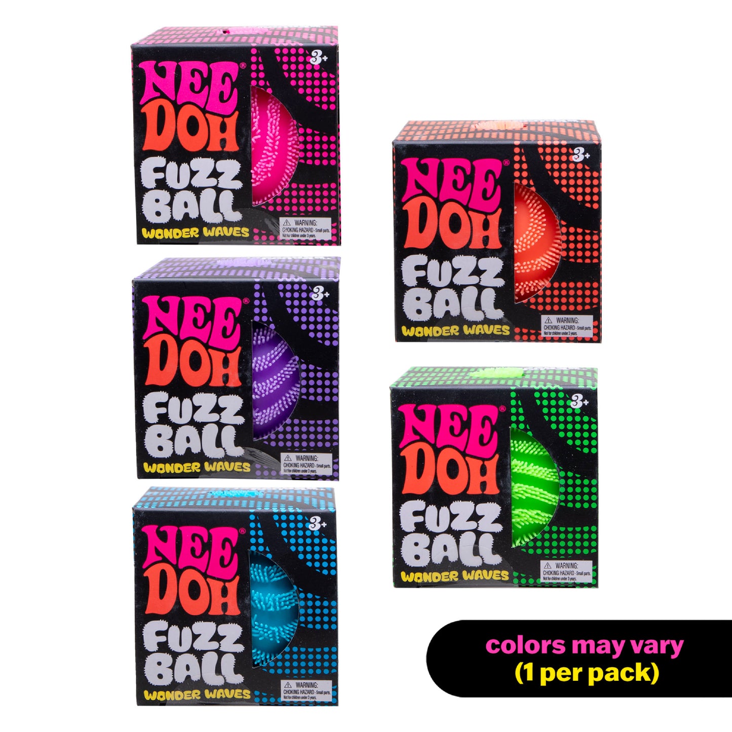 Fuzz Ball Wonder Waves Nee Doh sensory fidget toy – alternate product view 2