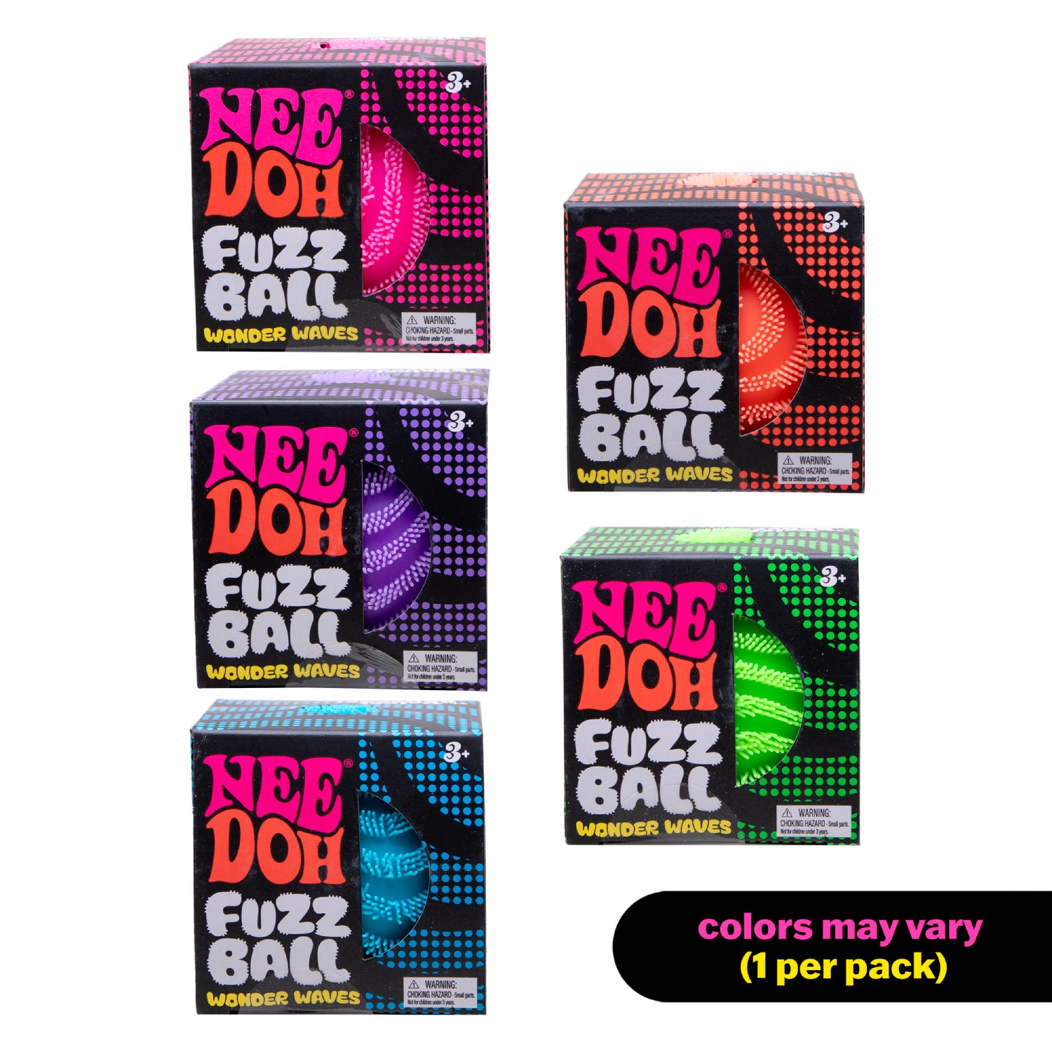 Fuzz Ball Wonder Waves Nee Doh sensory fidget toy – alternate product view 2