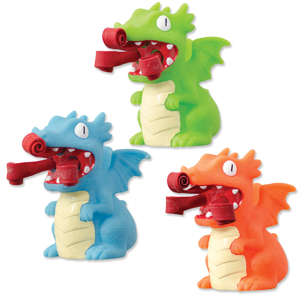 Schylling – Curly Pop Fire Breathing Dragons