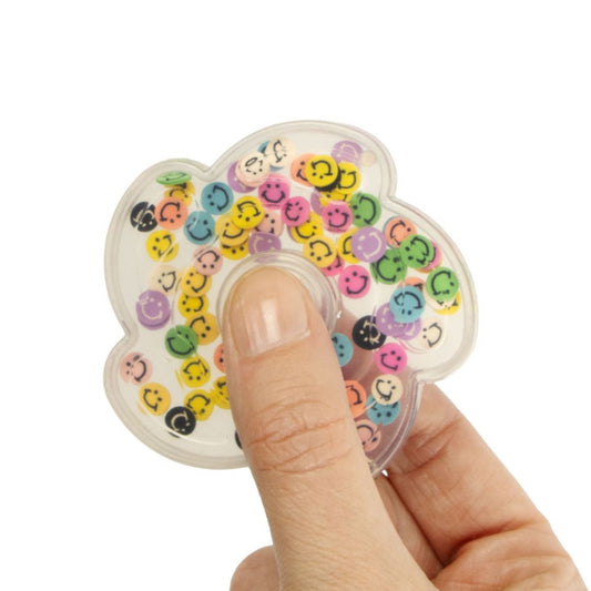 Smiley Face Fidget Spinner Spinning 