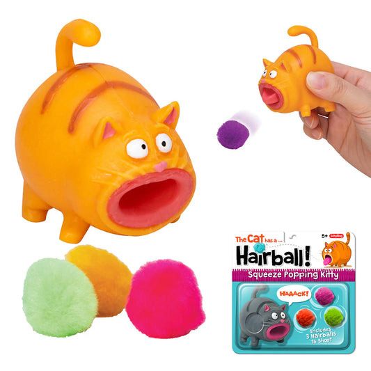 Hairball Kitty Squishy Fidget – Stretchy Sensory & Hand Strength Toy fidget toy
