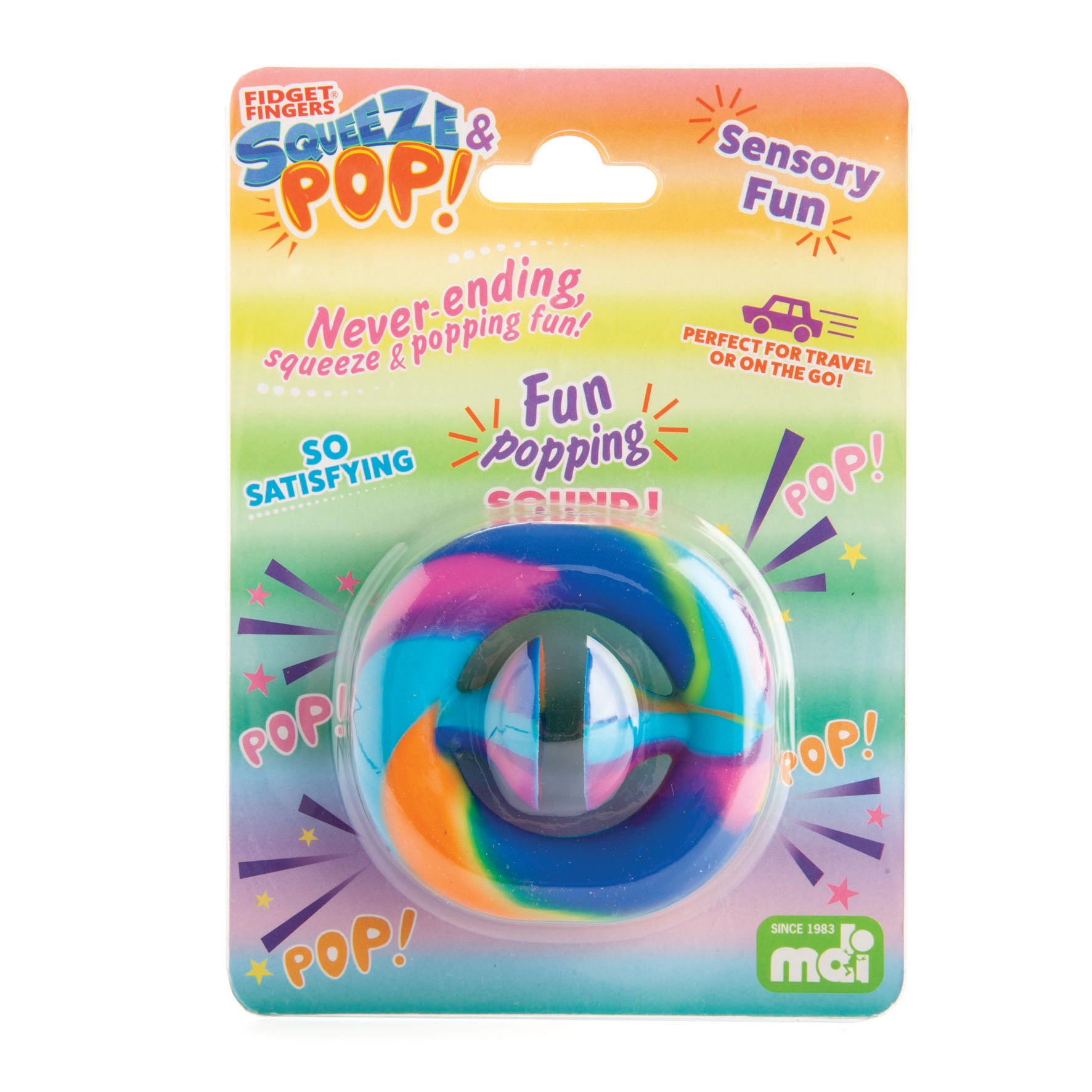Squeeze & Pop Rainbow - Calming Sensory Toy for Self-Regulation and Focus