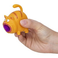 Hairball Kitty Squishy Fidget – Stretchy Sensory & Hand Strength Toy fidget toy – alternate product view 2