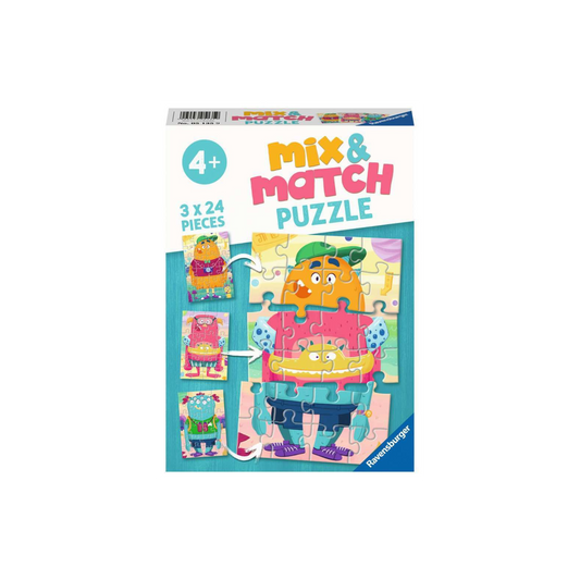 Mix & Match Puzzle - Mix-up Monsters puzzle