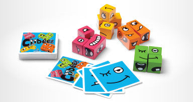 Cubeez wooden cube face-matching dexterity game