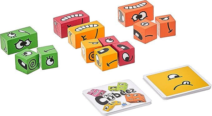 Cubeez wooden cube face-matching dexterity game
