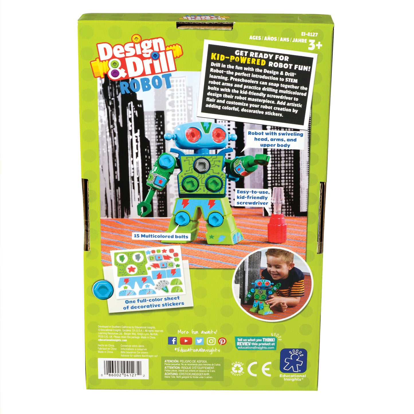 Design and Drill Robot: Enhancing Motor Skills and Creativity