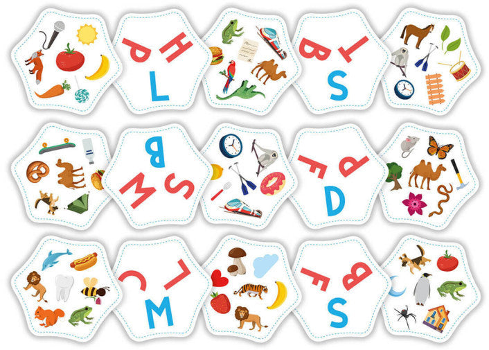 Letter Links letter and picture matching card game