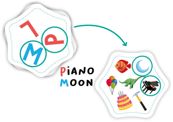 Letter Links letter and picture matching card game