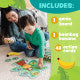 Monkey Around The Wiggle and Giggle Game with tree board and banana bean bag