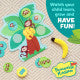 Monkey Around The Wiggle and Giggle Game with tree board and banana bean bag