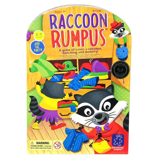 Raccoon Rumpus: Matching and Dressing Game for Kids