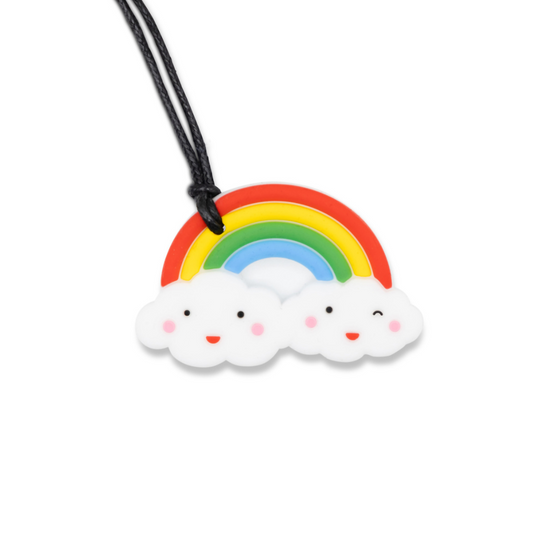 Rainbow Pendant – Bright Chew Necklace