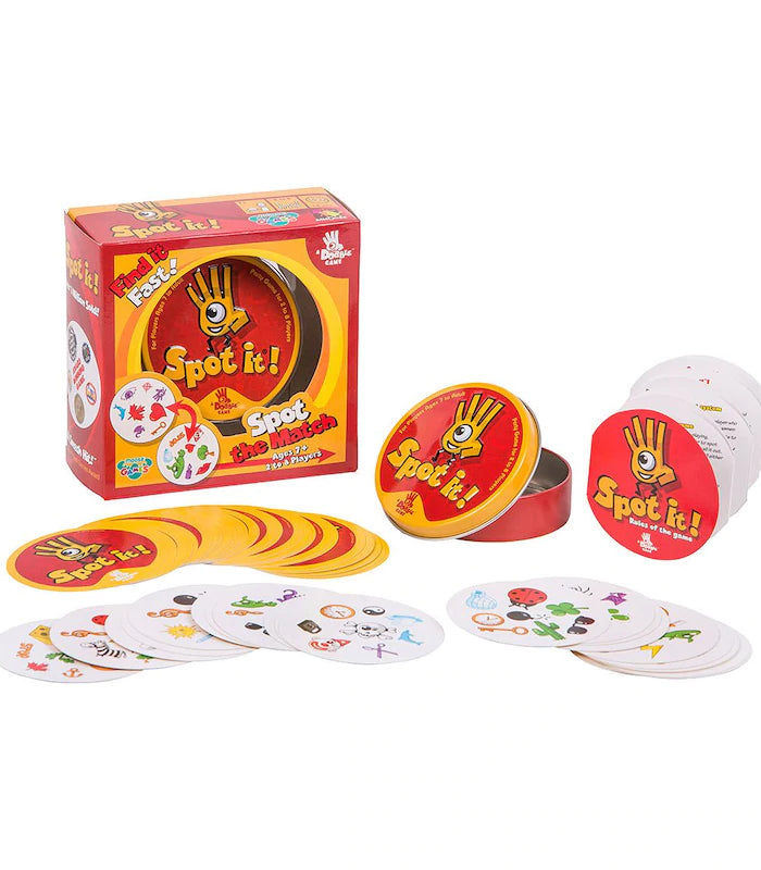 Spot It! Fast-Paced Visual Perception Card Game – SensoryKidsPlay