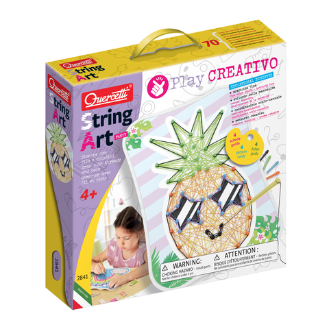 String Art Play Creativo – Fine Motor Threading Toy | Sensory Kids Play ...